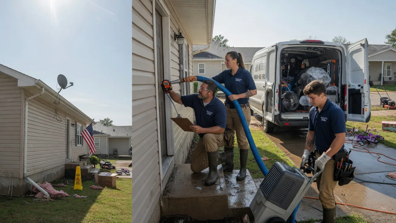 Ceiling Water Damage Restoration in Correll, MN near me
